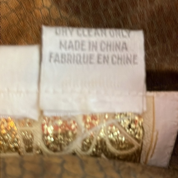 Cache Vintage Women’s Brown Short Sleeve Sheer Button Front Top Size S - Picture 4 of 4